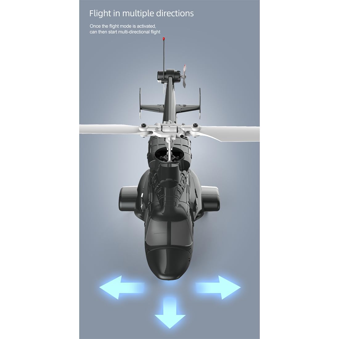 Amazon.co.jp: A61 1/52スケール エアウルフ ミニヘリコプターモデル